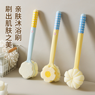 三合一长柄软毛搓背神器洗澡刷搓澡沐浴刷后背不求人多功能搓澡刷