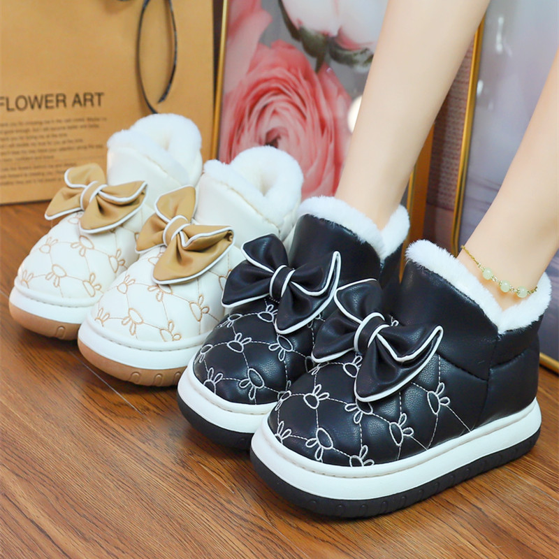 保暖雪地靴卉兹沐防滑舒适