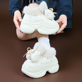 室内家居防滑包跟月子棉鞋 防水防风保暖棉拖鞋 女秋冬网红2025新款