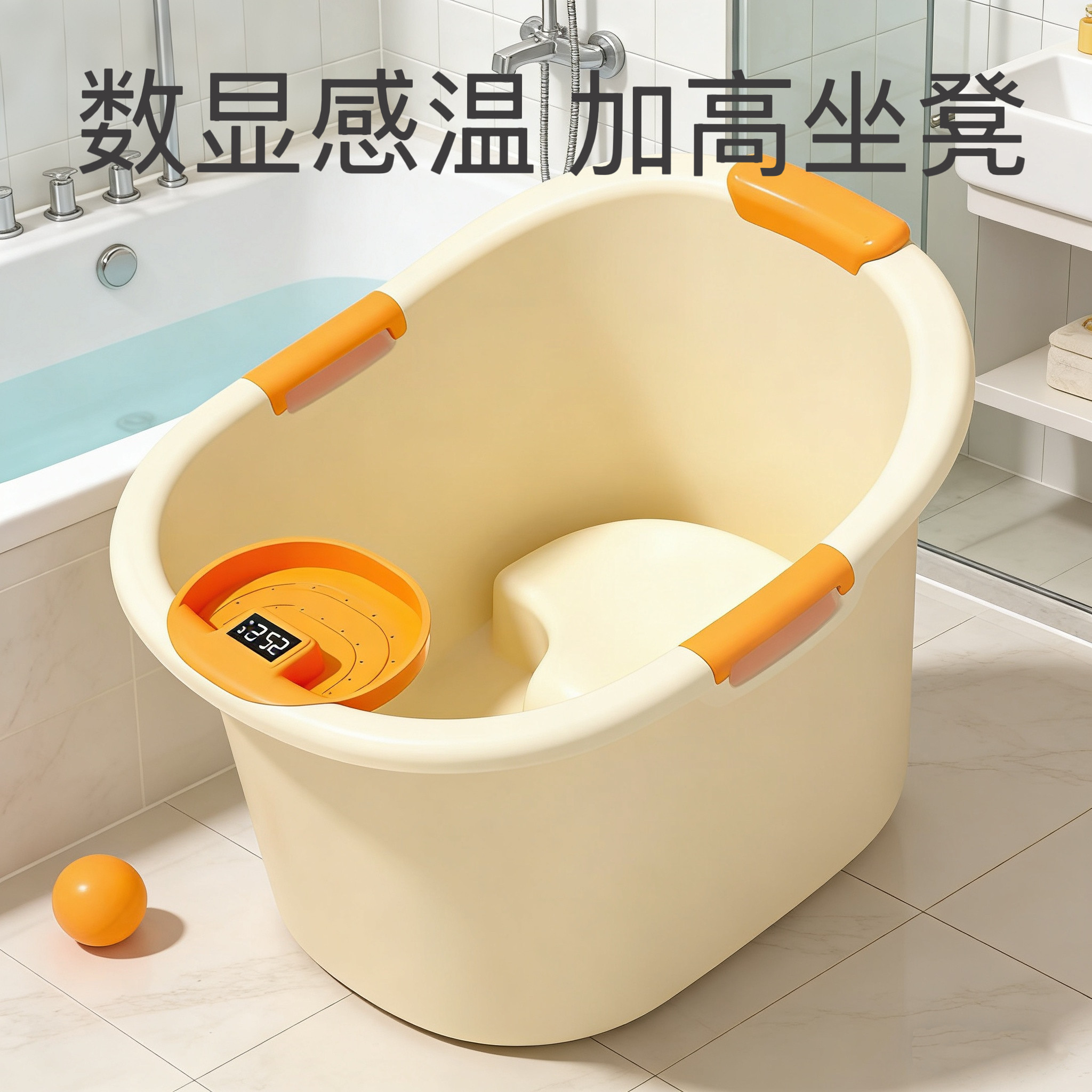 儿童洗澡桶婴儿专用泡澡桶