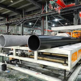 厂家直发PE缠绕管结构壁A型管中空壁双平壁400井筒缠绕管