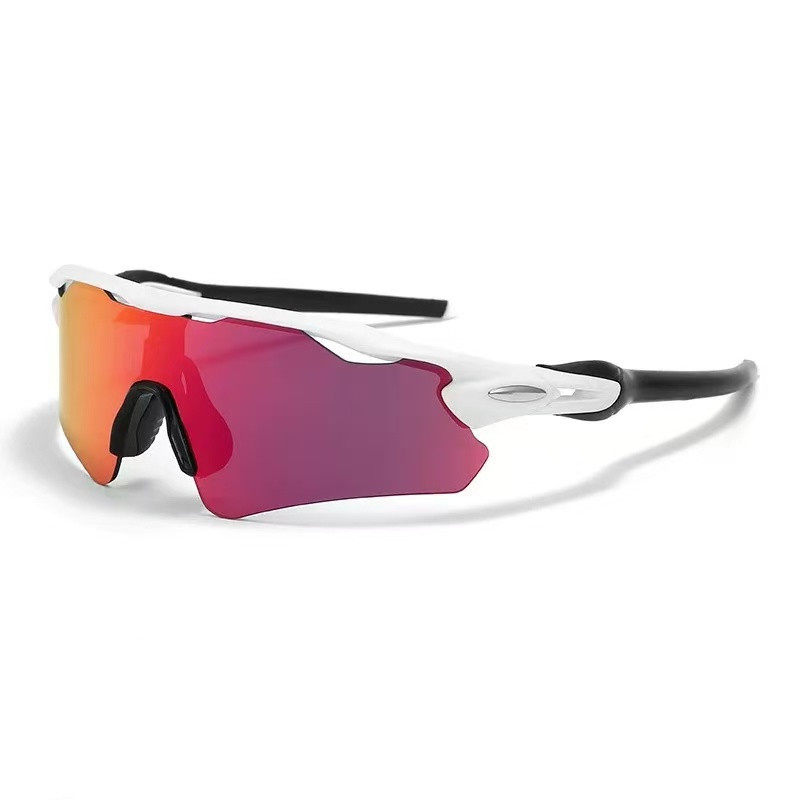 thumbnail for Wholesale outdoor colorful cycling glasses, windproof goggles for road bikes, day and night sports sunglasses TR90
