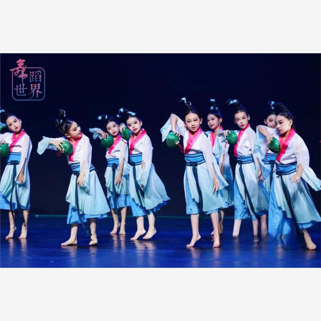 莲鼓越歌行演出服灼灼采莲戏莲入莲间舞蹈服装道具荷花奖女古典舞