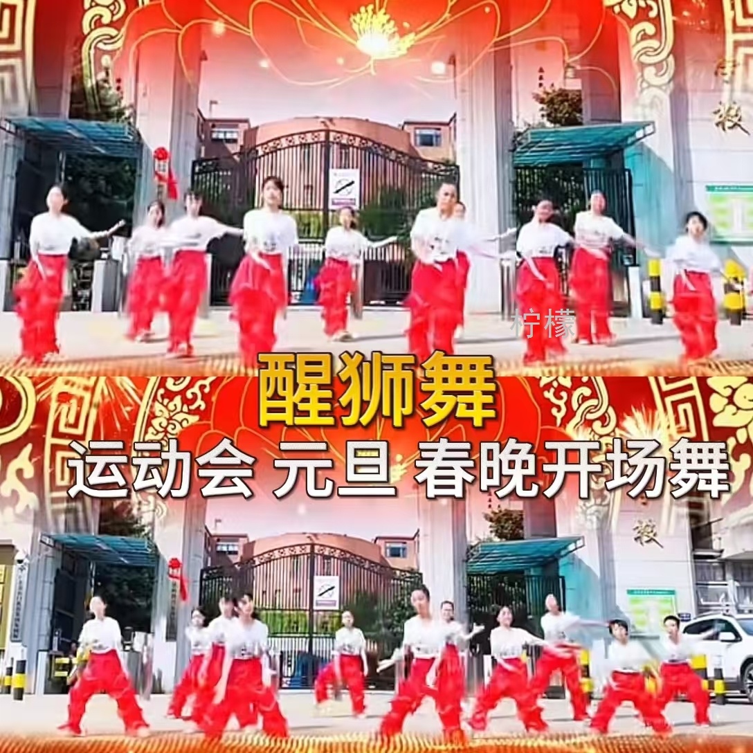 醒狮舞狮少年儿童演出服