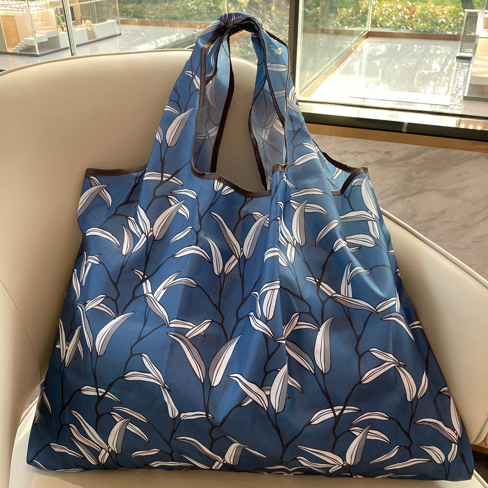 便携可折叠超市购物袋大容量包防水布袋买菜袋子手提袋大号环保袋