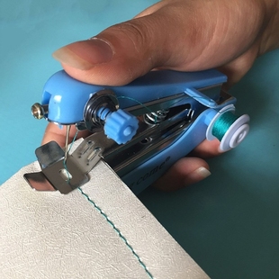 小型家用手动手持简易缝纫机家用手工缝纫机 缝衣服神器 手工