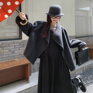 外套D217 双面尼短款 P215K308 现货首发