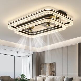 客厅灯风扇吸顶灯2026新款轻奢大气主灯摇头电扇一体全屋灯具套餐