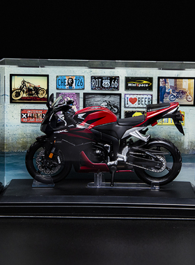 本田CBR600RR仿真摩托车合金机车模型收藏摆件情人节男生生日礼物