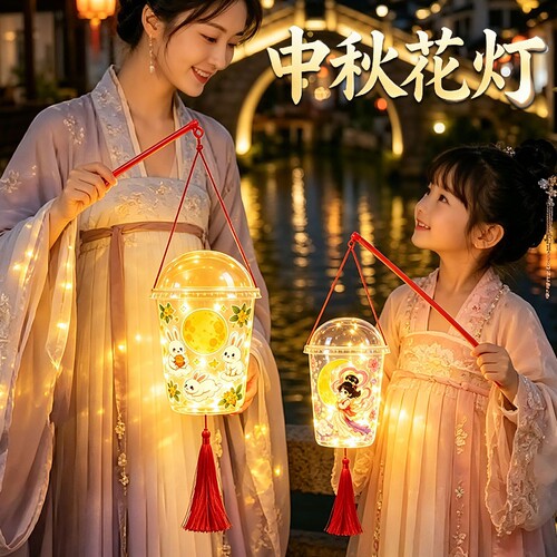 超好看的中秋节灯笼儿童手提