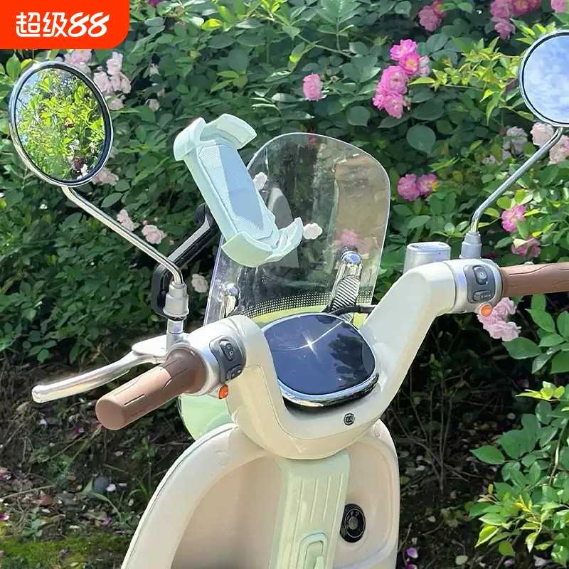 电动车手机支架2025新款后视镜防震防抖雅迪冠能q50摩托车电瓶车