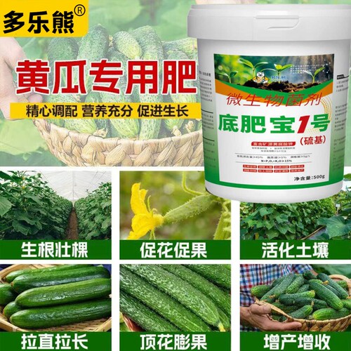 黄瓜底肥宝拉长拉直素专用药黄瓜膨果增粗宝快速吸收中量元素神奇