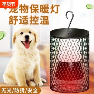 宠物加热灯狗狗窝冬天保温取暖器无光神器恒温陶瓷灯防烫过冬发热