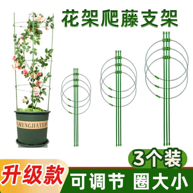 花架攀爬支撑杆铁质|千人加购图片