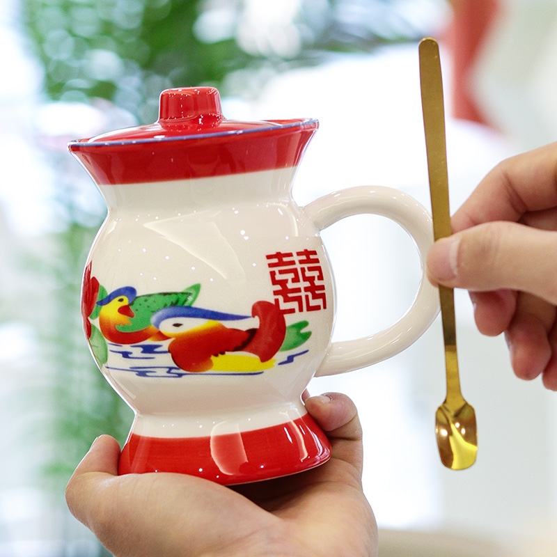 痰盂水杯老式陶瓷创意搞怪马克杯稀奇古怪杯子马桶式尿壶夜壶茶杯