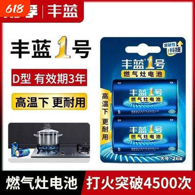 南孚丰蓝1号电池煤气灶专用大号