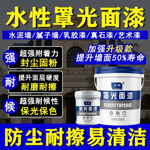 罩面漆透明罩光清漆防水墙面地面