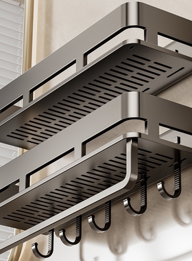 卫生间置物架浴室免打孔挂墙上洗手间厕所洗漱台高端收纳架子台面