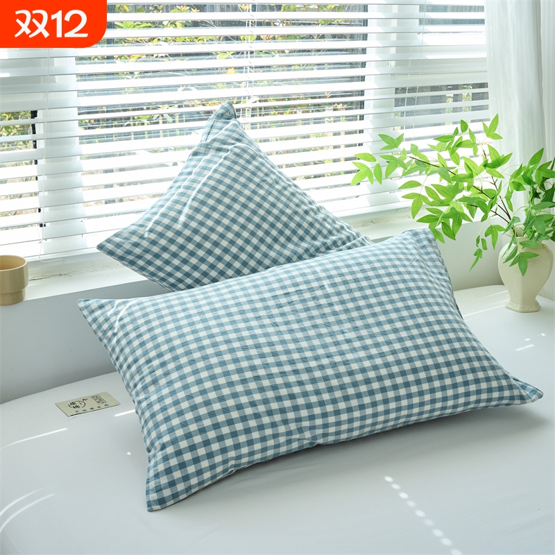 全棉枕套一对装枕头套纯棉家用枕头枕芯内胆套48cmx74cm新款40*60