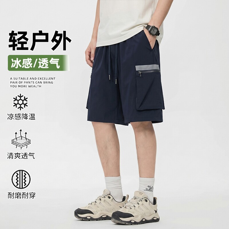 2026新款美式工装短裤男款夏季机能风户外运动五分裤男士中裤速干图片