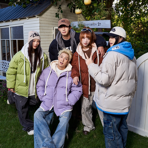 假两件棉衣冬季新款情侣羽绒棉服男士面包服工装棉袄加厚连帽