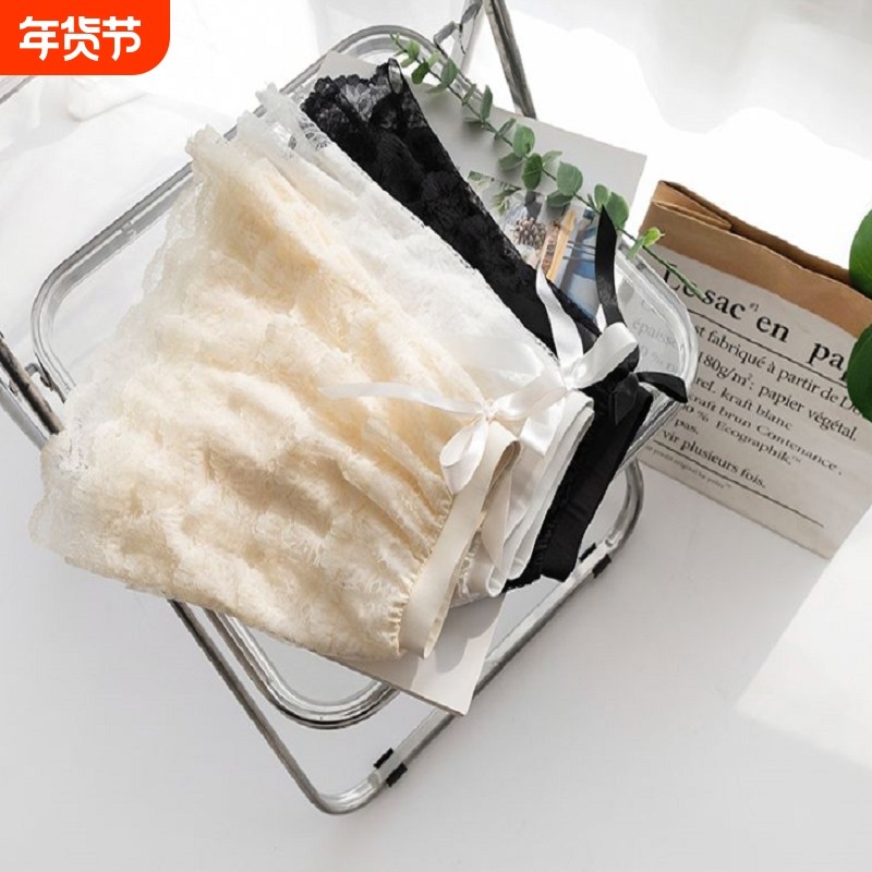 2025新款多层蕾丝安全裤防走光jk打底裤宽松不卷边夏季薄款短裤