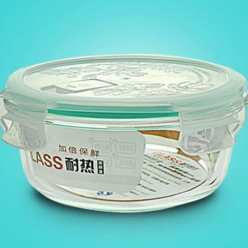 希乐扣耐热玻璃饭盒微波炉专用玻璃碗保鲜盒冰箱带盖饭盒成人专用图片