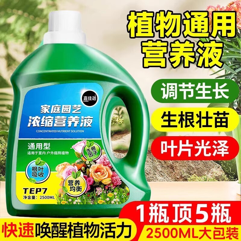 植物营养液通用型绿萝发财树多肉富贵竹花卉盆栽绿植水培养花肥料