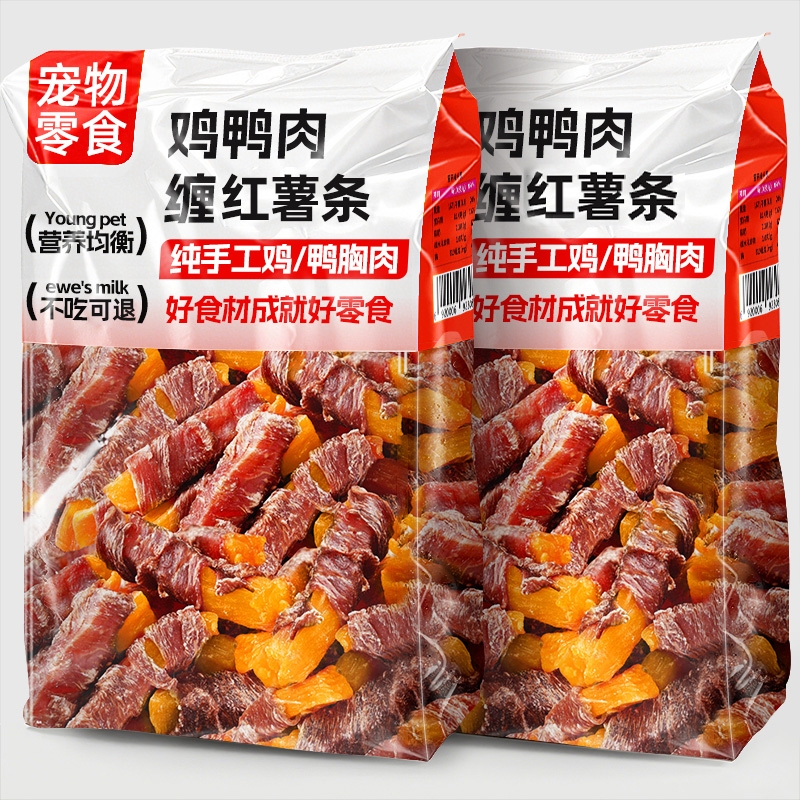 鸭肉绕薯条磨牙棒|超2000次加购