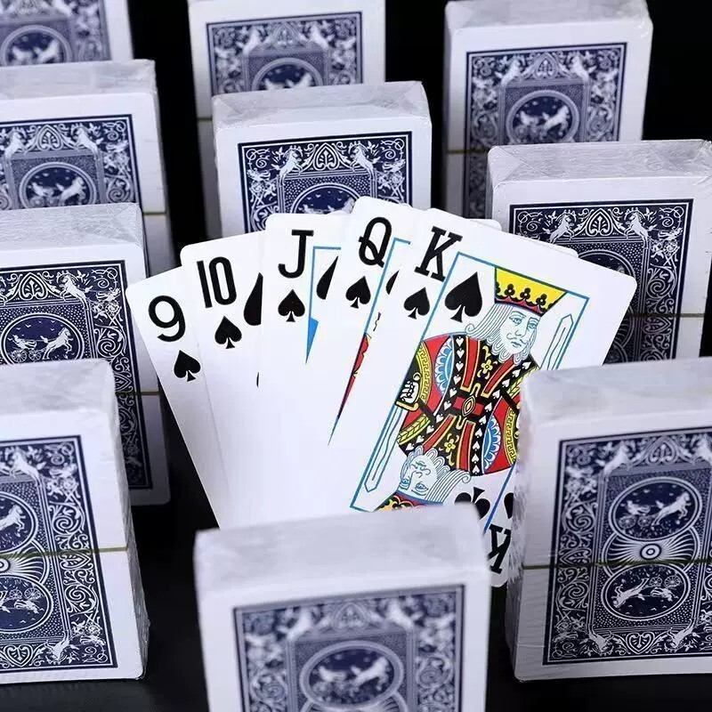 扑克牌100副批发加硬厚纸棋牌室俱乐部会所麻将扑克纸牌筹码牌