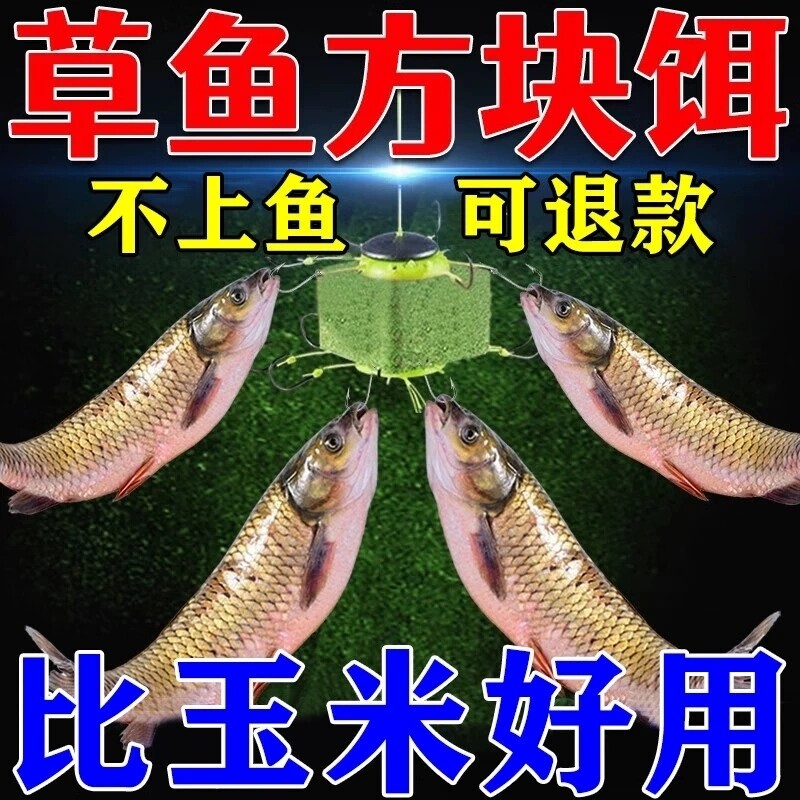 草鱼方块饵料春夏黑坑秘制果酸窝										