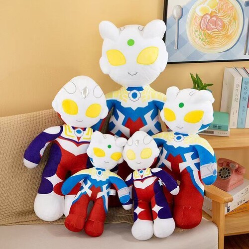 正版奥特慢公仔迪迦毛绒玩具赛罗玩偶睡觉抱枕儿童男女孩生日礼物