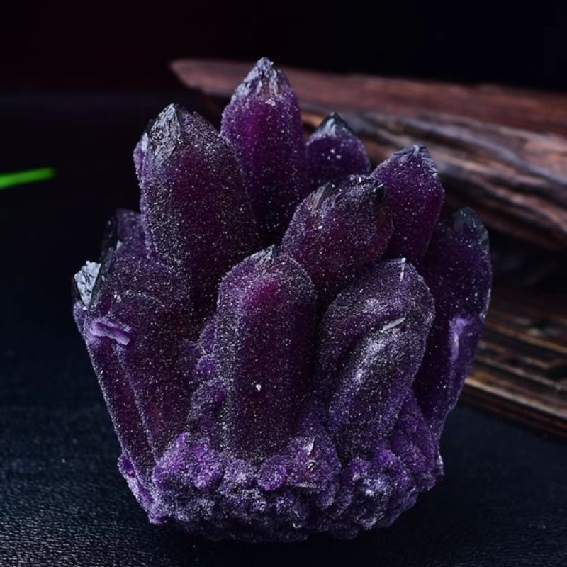 保真天然紫晶簇紫晶原石标本紫水晶摆件消磁家居办公室新家送礼