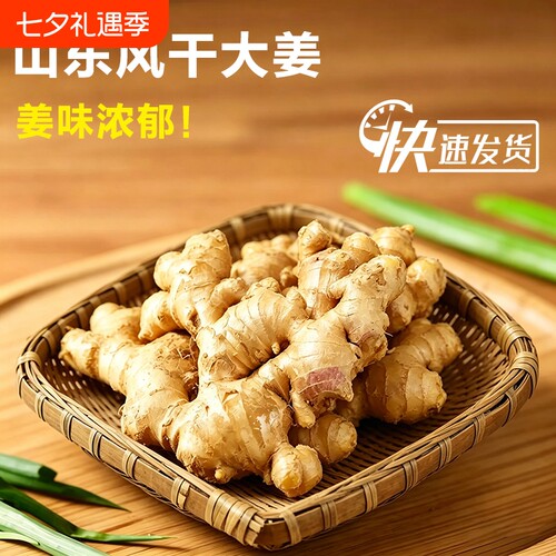 山东大姜生姜老姜月子姜风干姜现挖鲜姜新鲜老黄姜无残留包邮食用