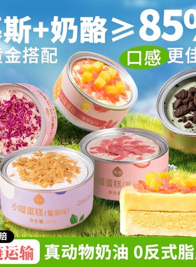 西团盒子蛋糕罐子甜品慕斯千层小罐装奶酪零食网红蛋糕送女生礼物