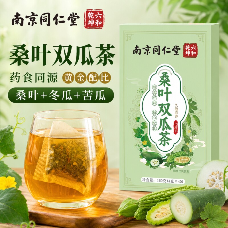 霜后桑叶降糖茶正品|千人加购图片