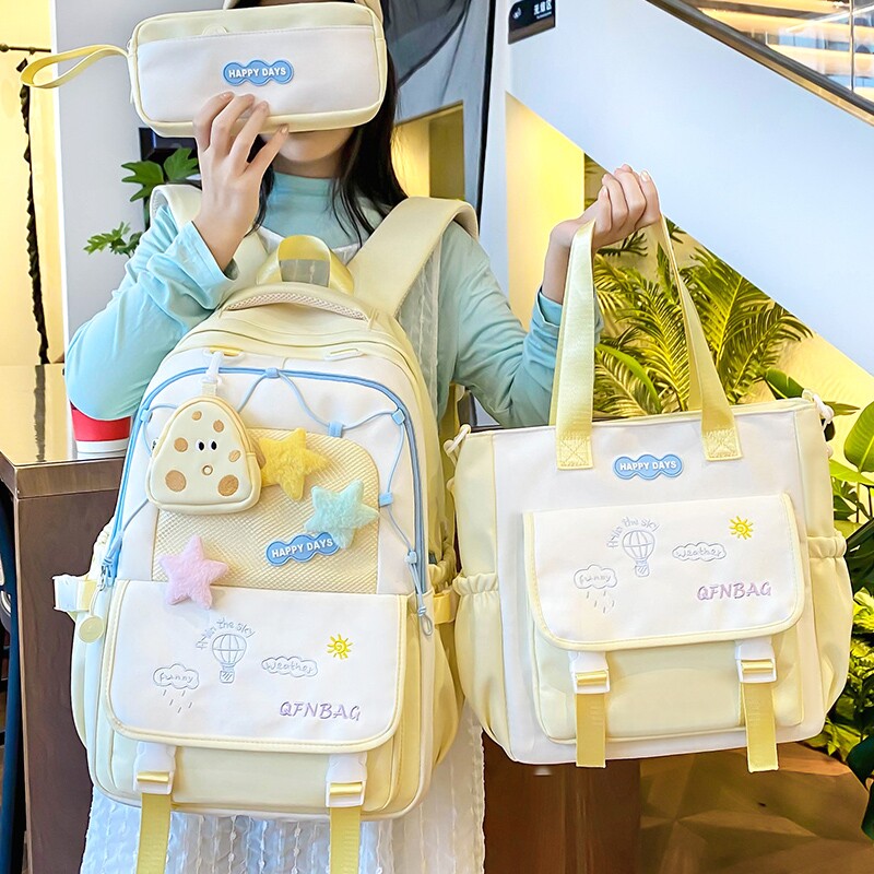 书包女小学初中生高颜值三六年级大容量可爱高中生新款双肩包背包