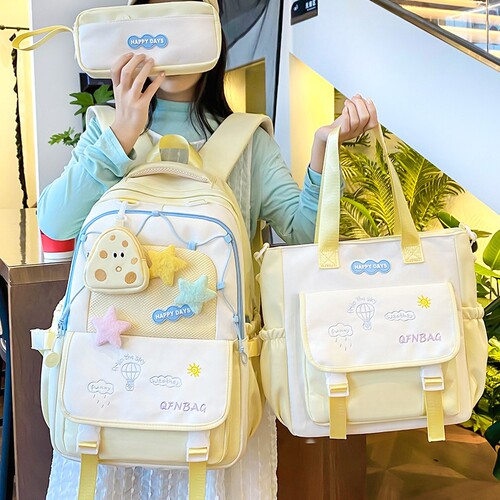 书包女小学初中生高颜值三六年级大容量可爱高中生新款双肩包背包