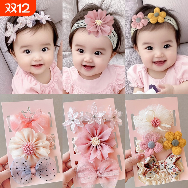 周岁可爱护囟门满月发带