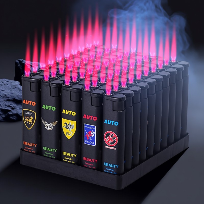 便宜处理一次性防风打火机批发新款加厚耐摔抗风个性明火家用防爆