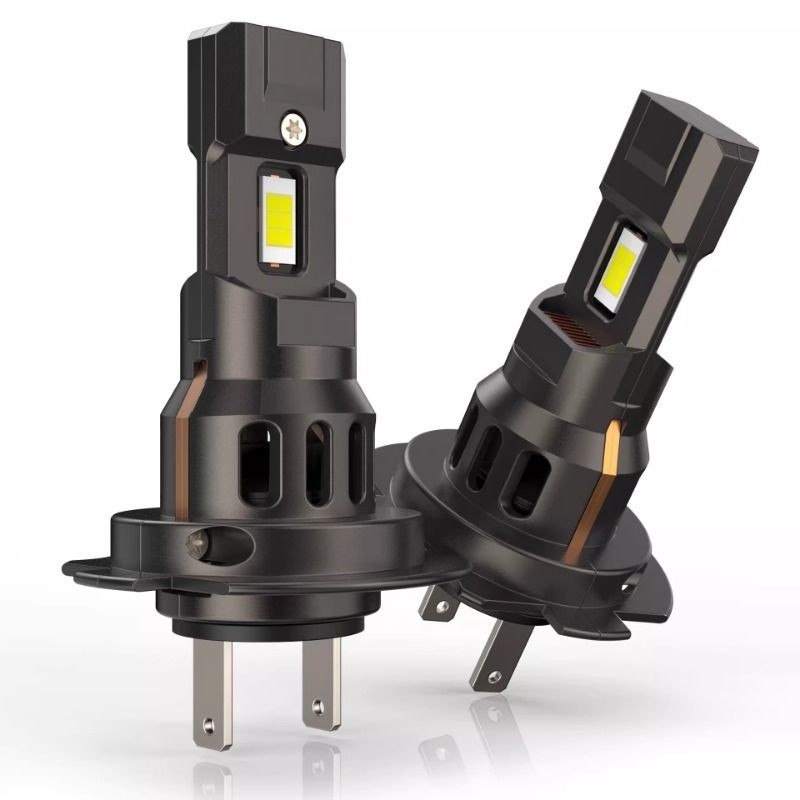 直插式H7带解码无极限led汽车大灯H4改装远光H1近光灯高亮前