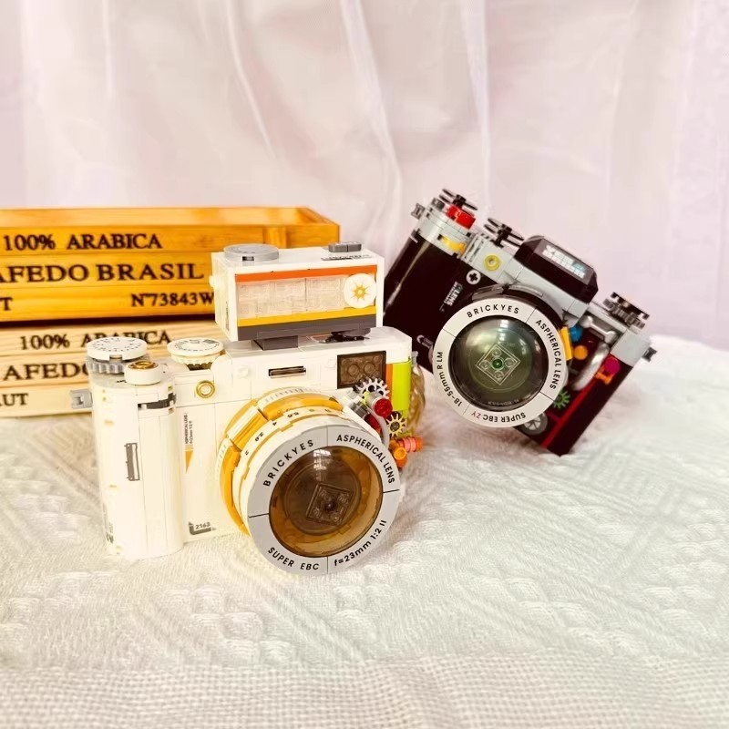 兼容乐高复古单反照相机创意积木拼装玩具模型送男女朋友生日礼物