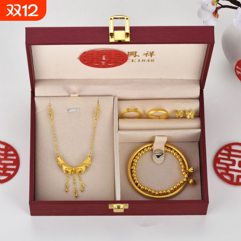 黄金沙金结婚摆件防丢失