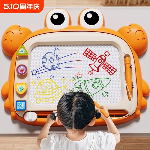 儿童磁性涂鸦画板可擦拆卸桌脚