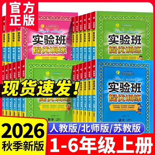 小学实验班提优训练同步练习册