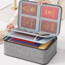 日本证件收纳包盒家用家庭户口本资料文件卡包房产证书护照收纳箱