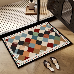 浴室地垫硅藻泥家用厕所卫生间门口吸水防滑脚垫洗澡专用垫子地毯