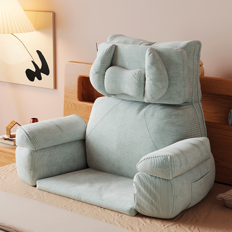 床上懒人沙发靠背垫飘窗沙发靠枕护颈看书神器孕妇腰撑软包靠背枕