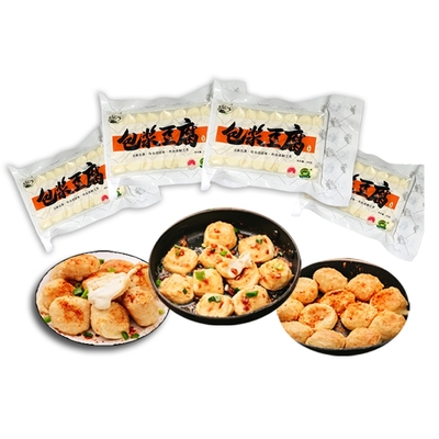 【豆腐公馆】云南石屏包浆豆腐300克/盒火锅油炸包浆豆腐丸子
