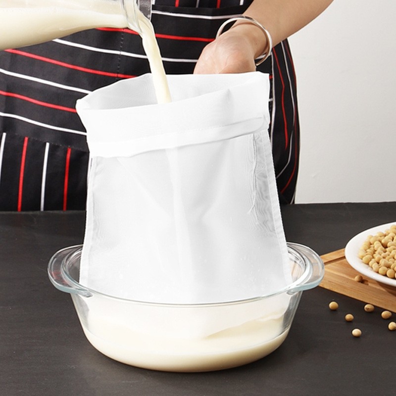 豆浆滤网过滤袋超细厨房家用果汁葡萄酒过滤器隔渣袋超密漏网袋子